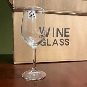 C Crest wineglasses
